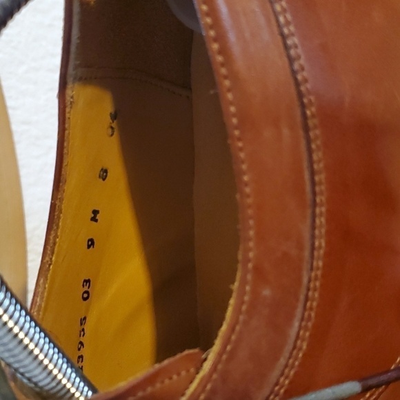 Stacy Adams- Mens Vintage leather Square Toe Oxford Business Casual Sz.9 - Picture 9 of 15